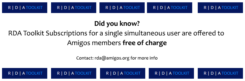 Did you Know? RDA Toolkit Subscription