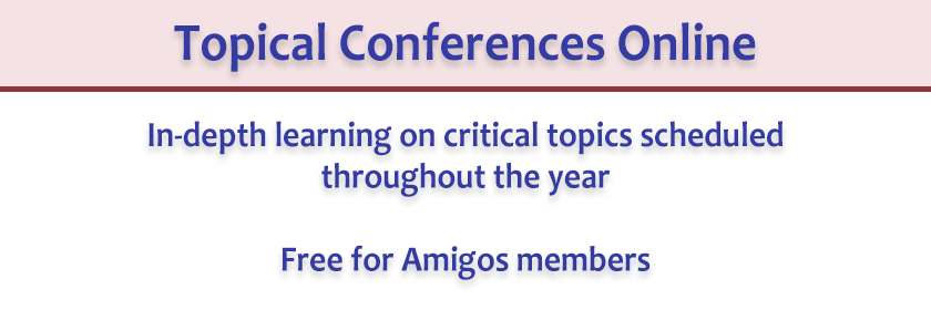 Topical Conferences banner