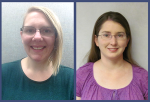 Lisa Hellman (left) & Amy Nickless (right) portraits Lisa Hellman (left) & Amy Nickless (right) portraits