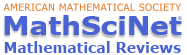 American Mathematical Society: MathSciNet logo