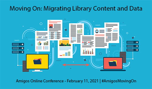 Moving On: Migrating Library Content and Data conference  logo