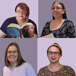 the quest team: Kristen Getzin, Jocelyn Levin, Jennifer Perryman, and Sarah Swiderski portraits the quest team: Kristen Getzin, Jocelyn Levin, Jennifer Perryman, and Sarah Swiderski portraits