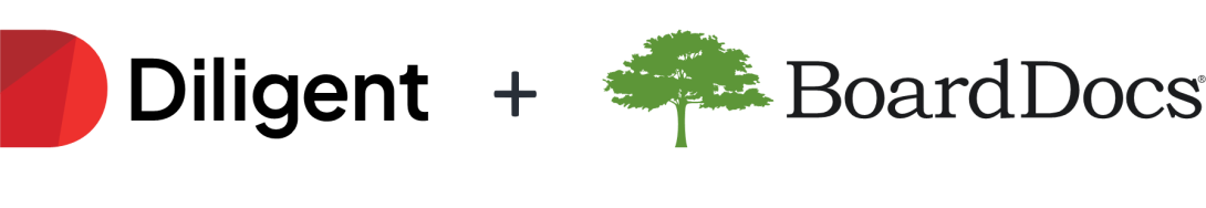 Diligent/BoardDocs combined logo