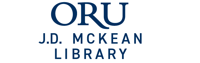 Oral Roberts University J.D. McKean Library logo