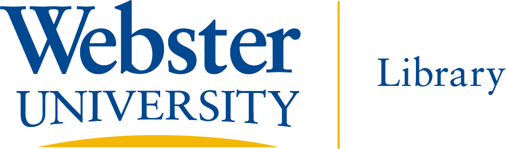 Webster University Library Logo